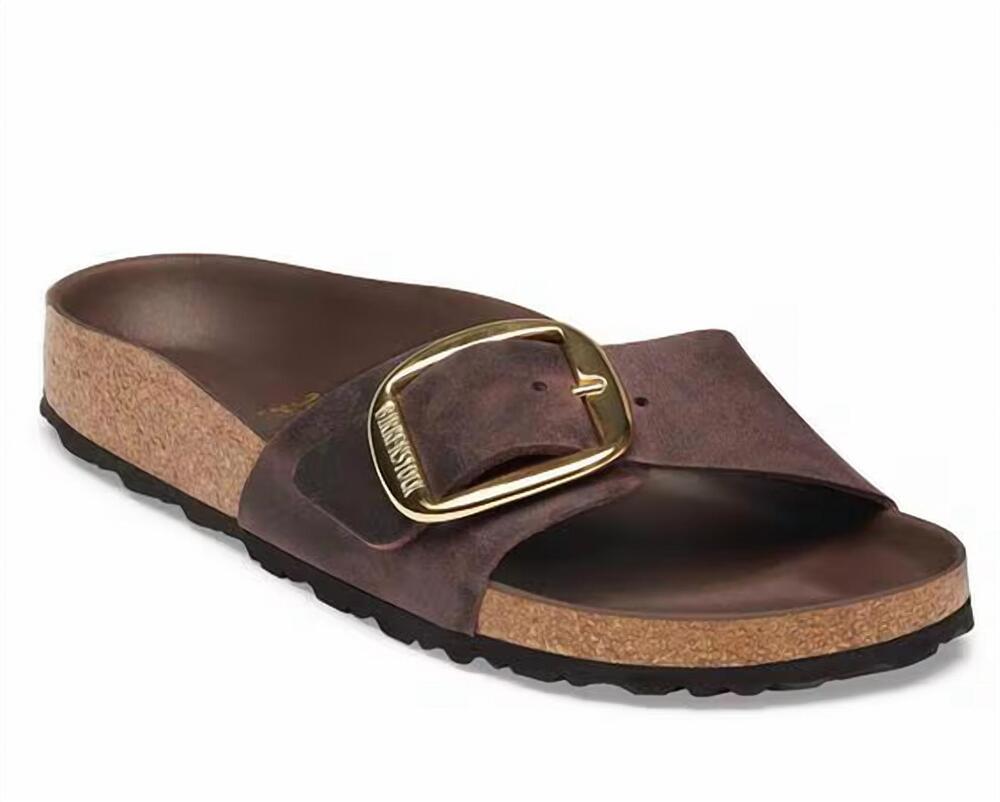 NEW BIRKENSTOCK women's madrid big buckle sandal in habana